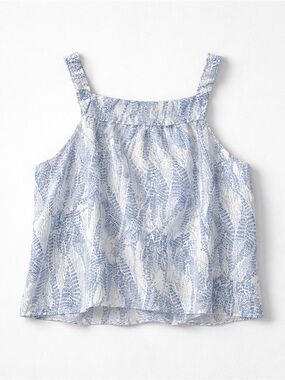 Tropical Leaf Print Camisole | Square Neck | Lightweight Boho Top | Penningtons